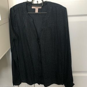 Forever 21 Animal Print Blouse